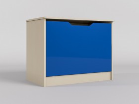 Ящик для игрушек Скай люкс (Синий/корпус Клен) в Горняке - gornyak.katalogmebeli.com | фото