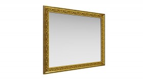 Зеркало навесное "Айрум"/(дуб кальяри / профиль: золото с орнаментом) в Горняке - gornyak.katalogmebeli.com | фото 1
